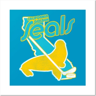 Defunct California Golden Seals Hockey Team Posters and Art